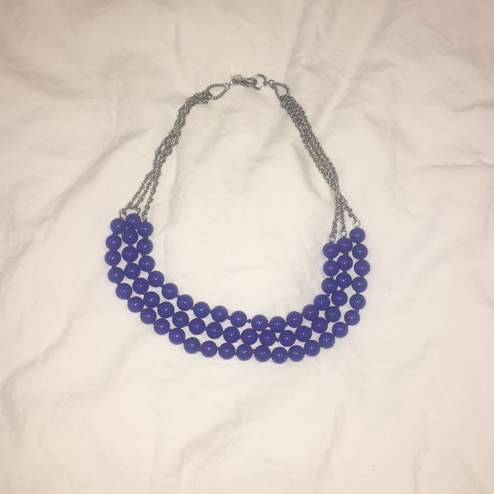 💙 Blue Layered Statement Necklace 💙